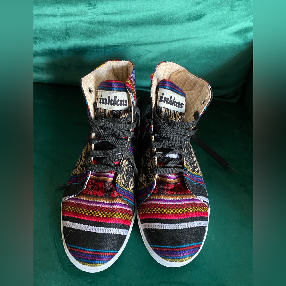 Inkkas Colorful Patterned High-Tops - Picture 1 of 5